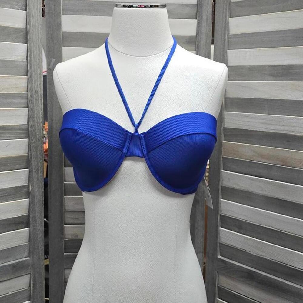 Blue Bikini Top | Shade & Shore | 34DD